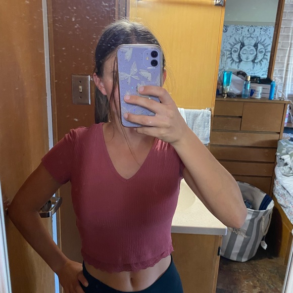 SHEIN Pink crop top - Picture 5 of 12